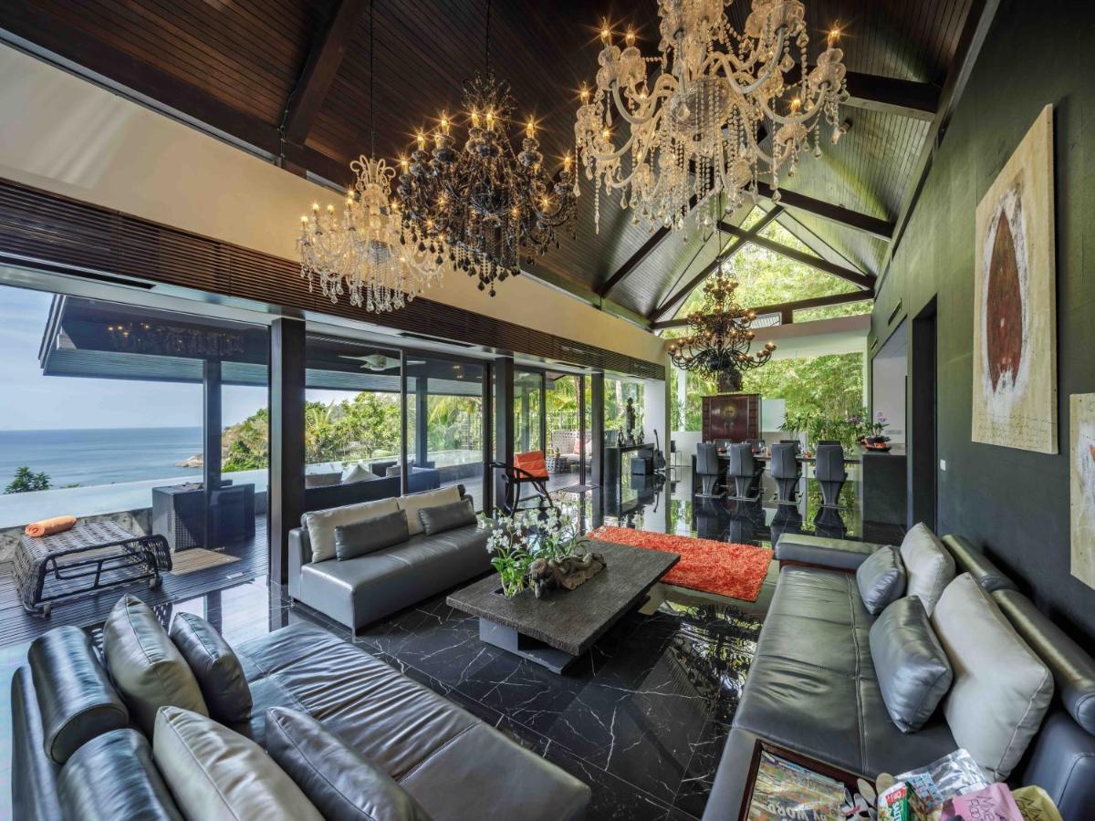 Villa Yang, Private Oceanfront Villa, Kamala Exteriér fotografie